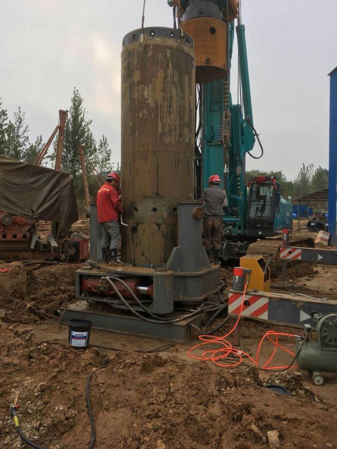 800mm Casing Puller / Casing Extractor Hydraulic Type For Double Wall