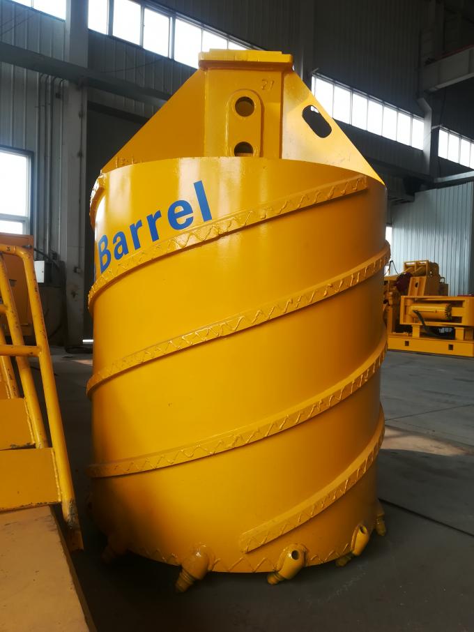 Double Entry Soil Drilling Buckets Double Bottom